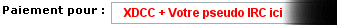 Il faut mettre votre pseudo IRC comme sur l'image pour qu'on puisse vous reconnatre et vous voicer
